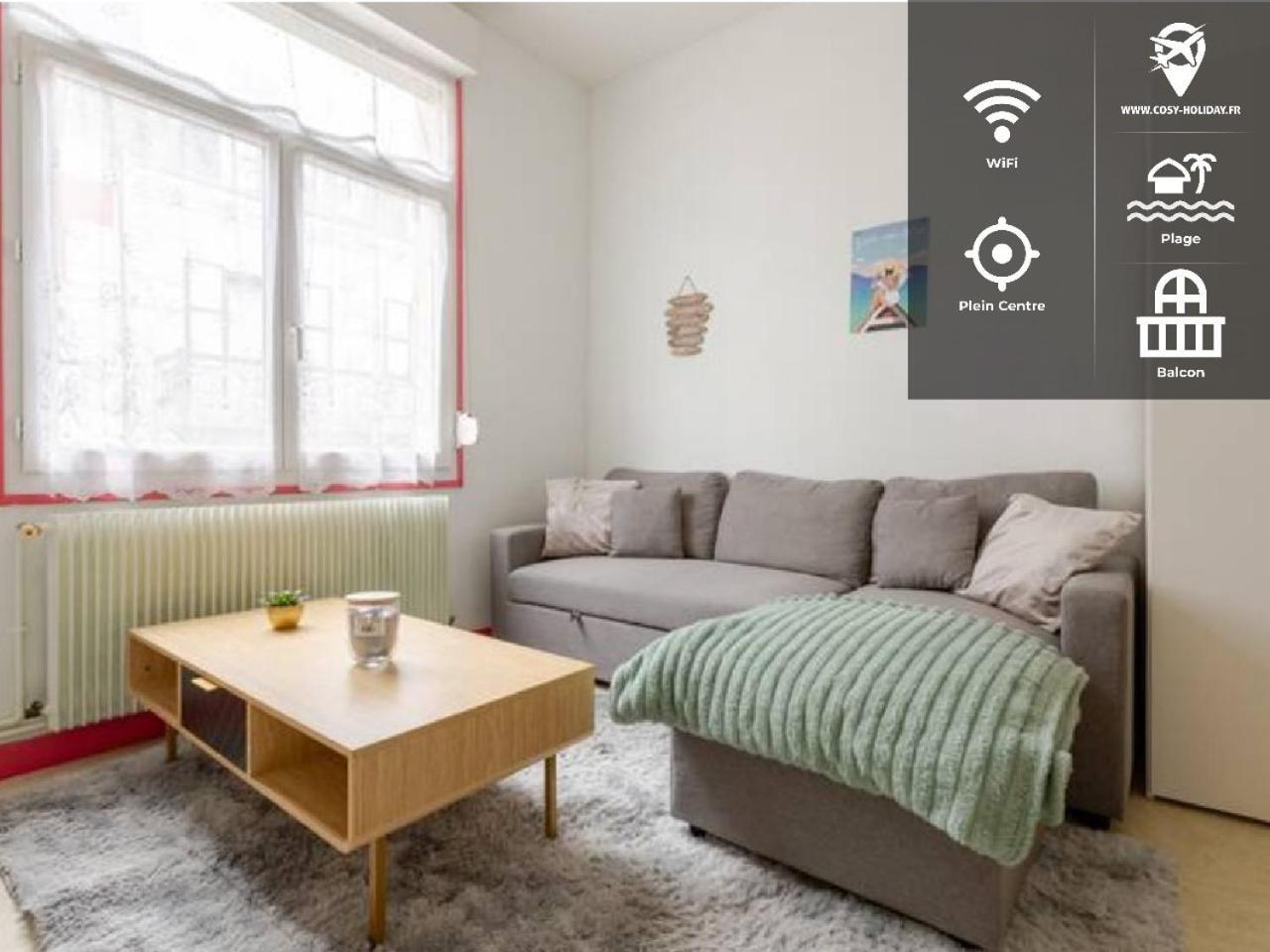 ++++ Central Charmant 70M2 Avec Balcon, Mer A 200 M Et Rue Pietonne A 300 M ++++ Berck Exterior foto